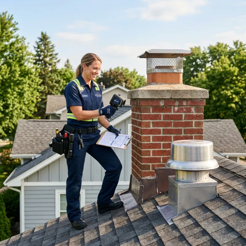 Technician removing a deceased bird from an indoor space in Devon Meadows